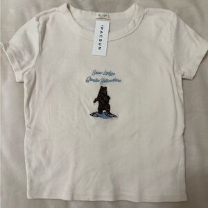 Brandy Melville Bear Tee - NWT